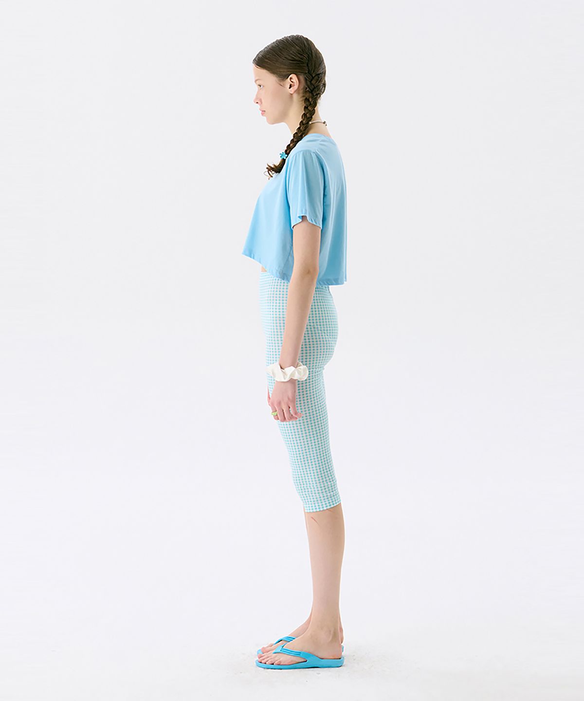 준준스페이스(JUNEJUNE SPACE) Capri leggings_Mint (카프리 레깅스_민트)