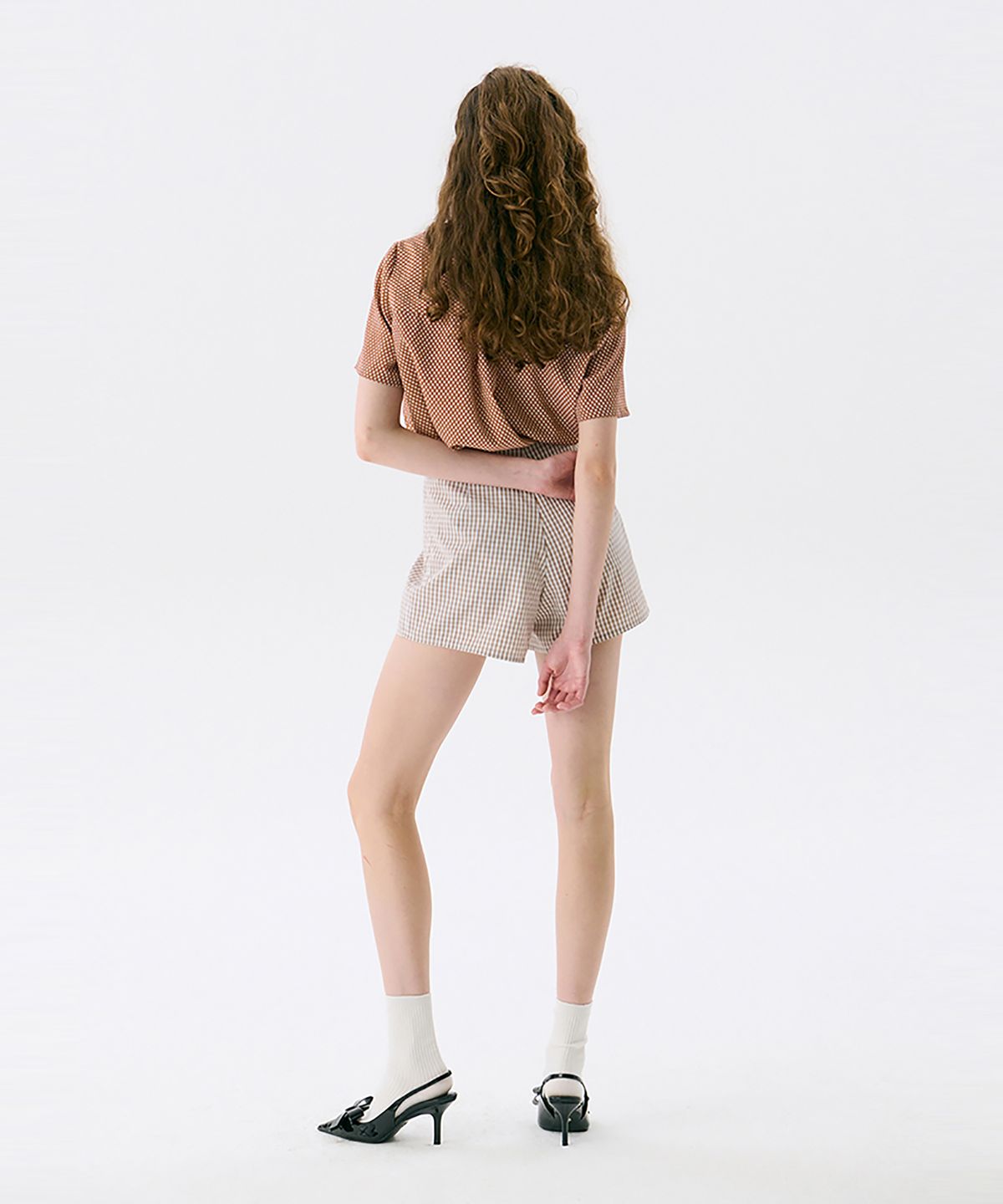 준준스페이스(JUNEJUNE SPACE) Pattern Shorts_Beige(패턴 반바지_베이지)