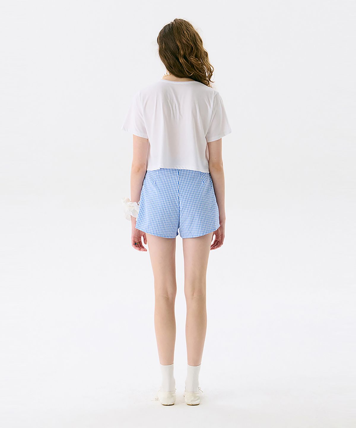 준준스페이스(JUNEJUNE SPACE) Pattern Shorts_Light Blue(패턴 반바지_라이트 블루)
