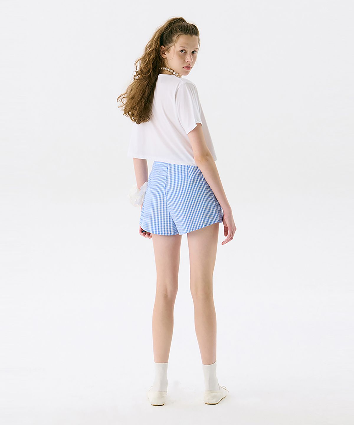 준준스페이스(JUNEJUNE SPACE) Pattern Shorts_Light Blue(패턴 반바지_라이트 블루)