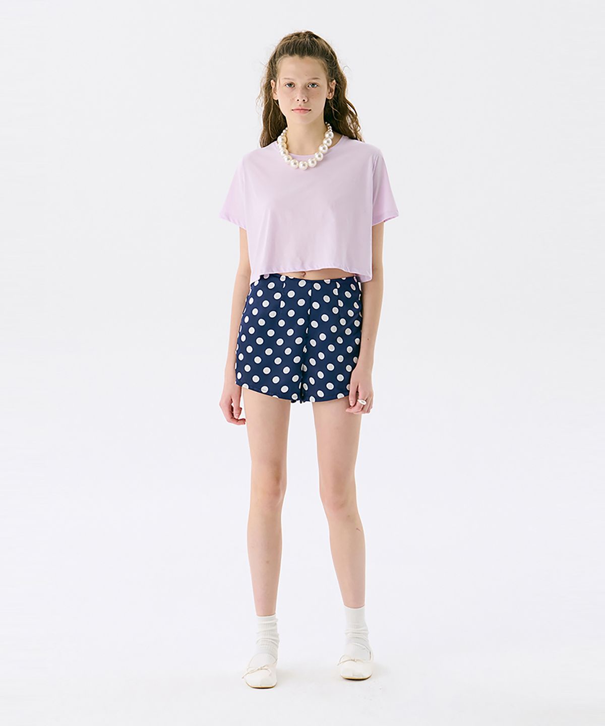 준준스페이스(JUNEJUNE SPACE) Solid Crop T_Lilac(솔리드 크롭 T_라일락)