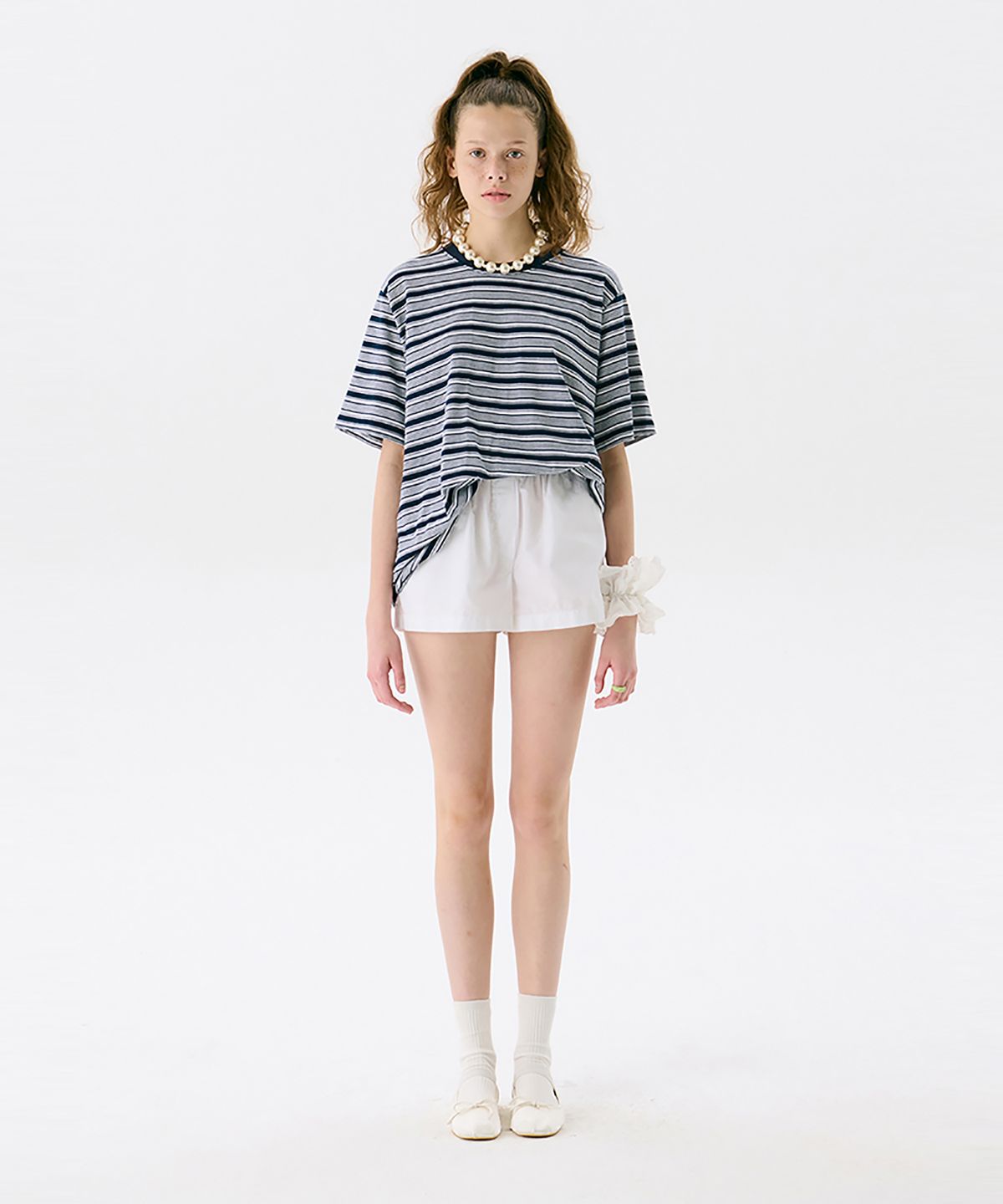 준준스페이스(JUNEJUNE SPACE) VOL13.Stripe T_Navy(VOL13.스트라이프 티_네이비)