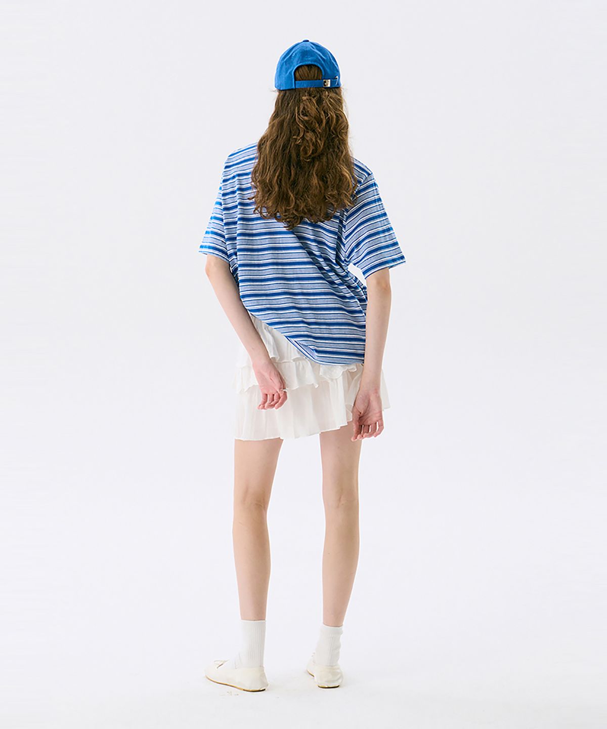준준스페이스(JUNEJUNE SPACE) VOL13.Stripe T_Blue(VOL13.스트라이프 티_블루)