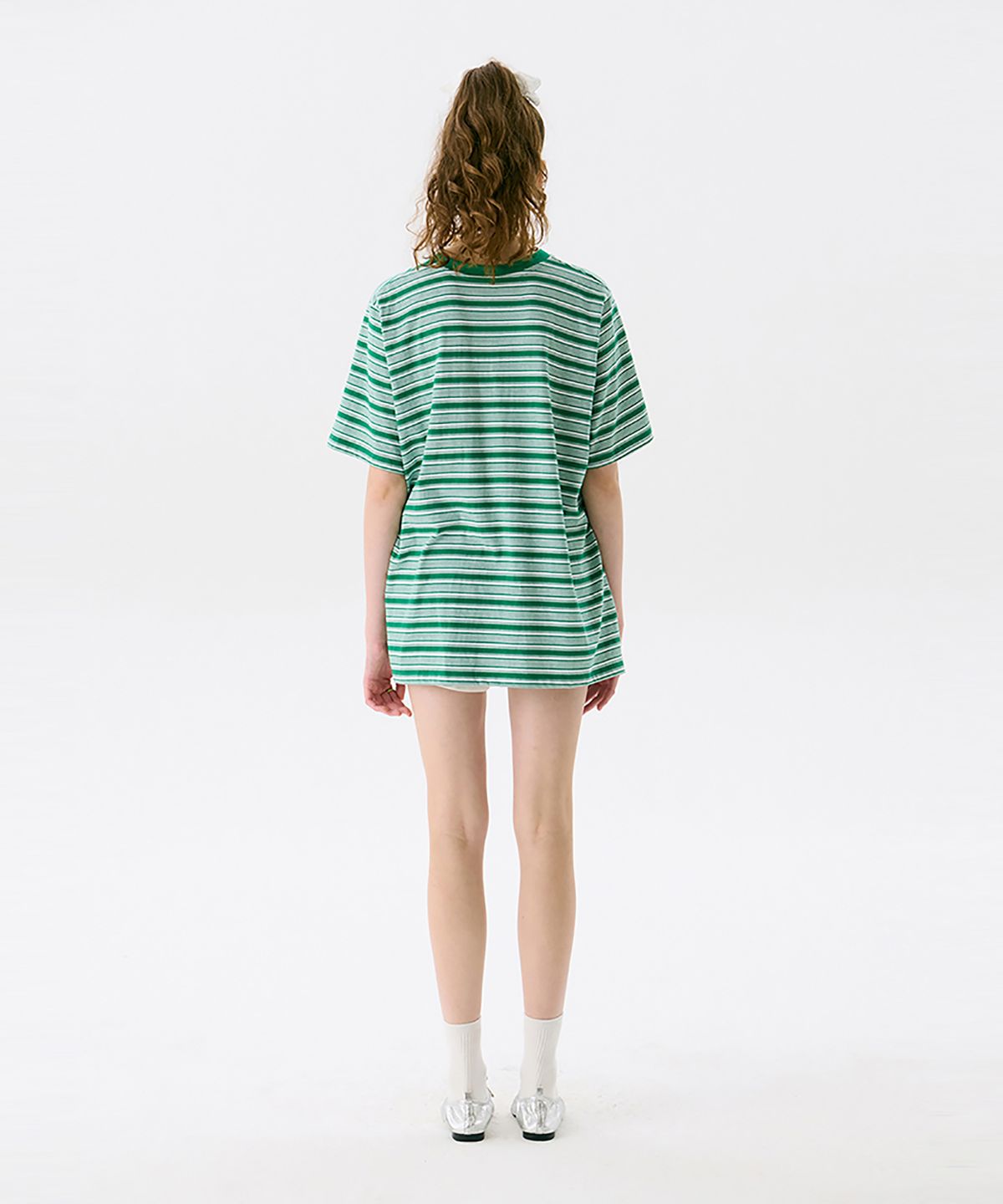 준준스페이스(JUNEJUNE SPACE) VOL13.Stripe T_Green(VOL13.스트라이프 티_그린)