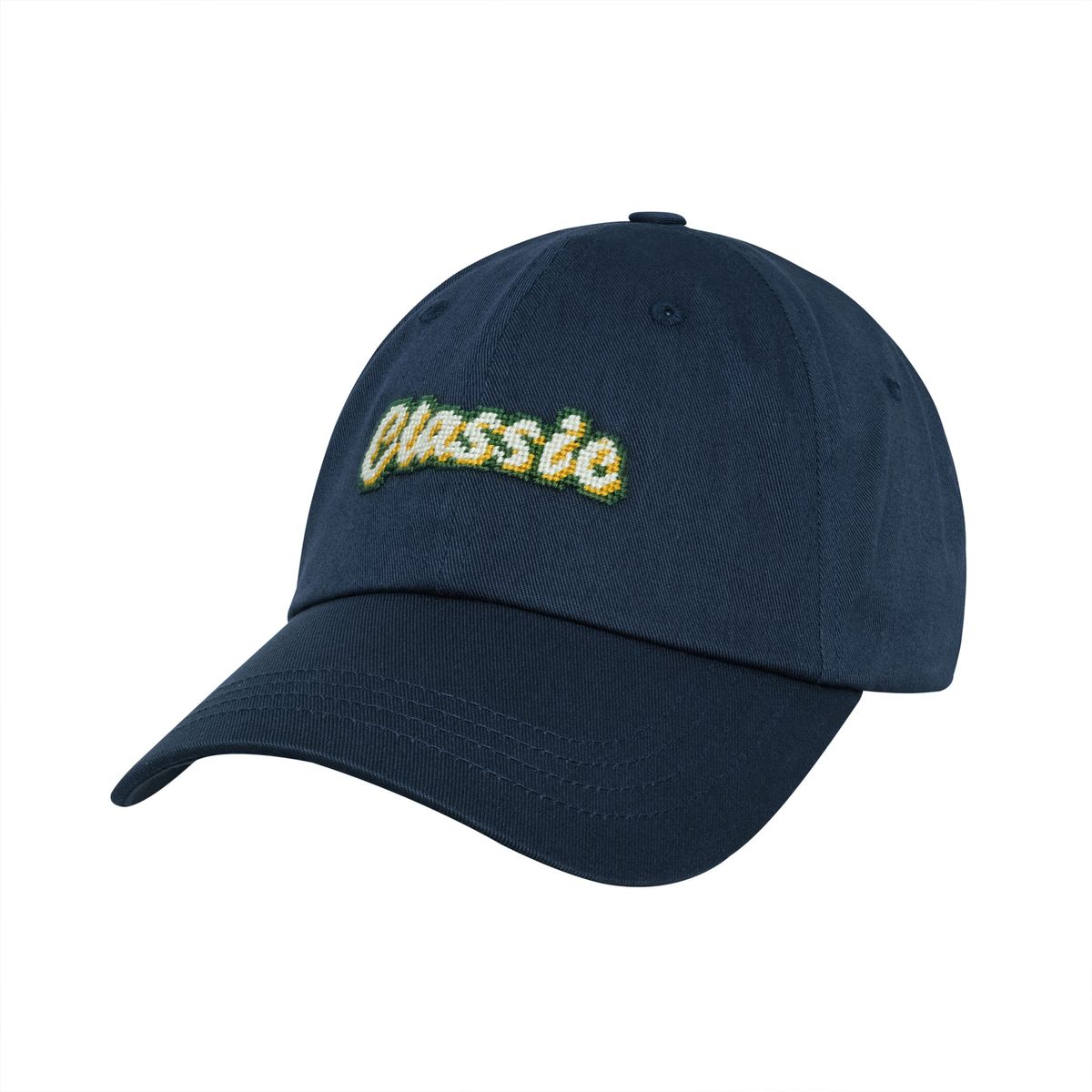 로롱(LOLONG) CLASSIC NEEDLEPOINT HAT (네이비)