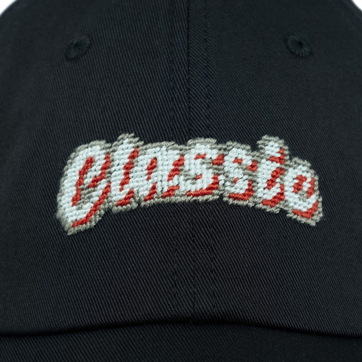 로롱(LOLONG) CLASSIC NEEDLEPOINT HAT (블랙)