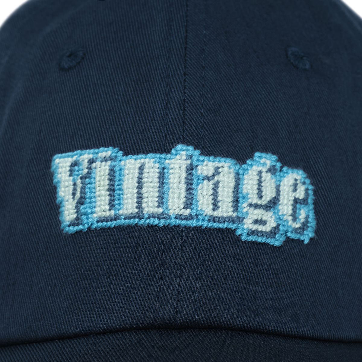 로롱(LOLONG) VINTAGE NEEDLEPOINT HAT (네이비)