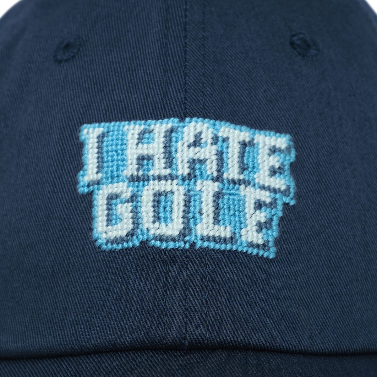 로롱(LOLONG) I HATE GOLF NEEDLEPOINT HAT (네이비)