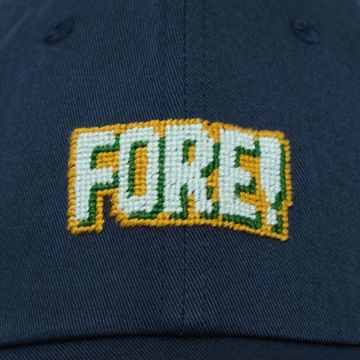 로롱(LOLONG) FORE NEEDLEPOINT HAT (네이비)