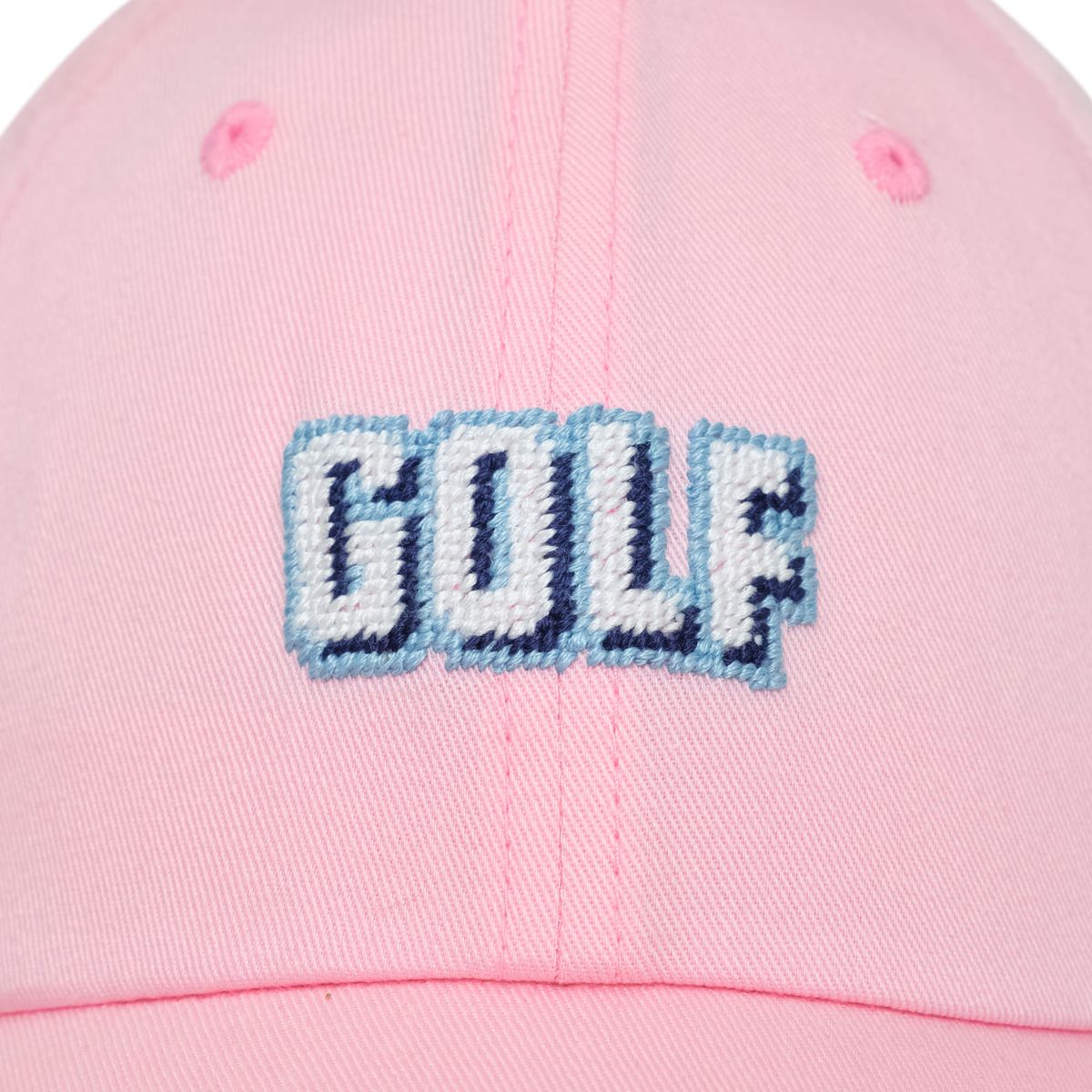 로롱(LOLONG) GOLF NEEDLEPOINT HAT (핑크)