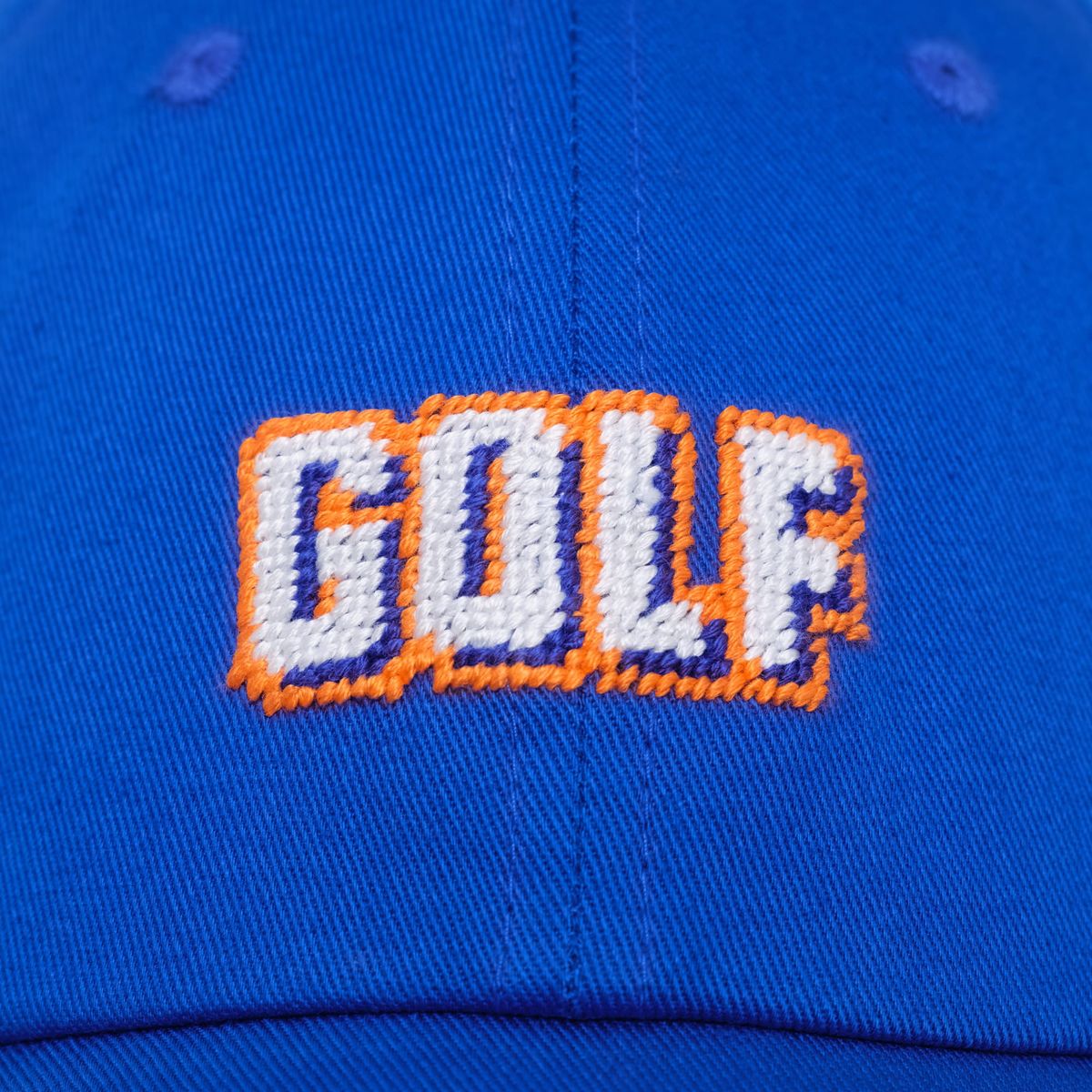 로롱(LOLONG) GOLF NEEDLEPOINT HAT (로얄)