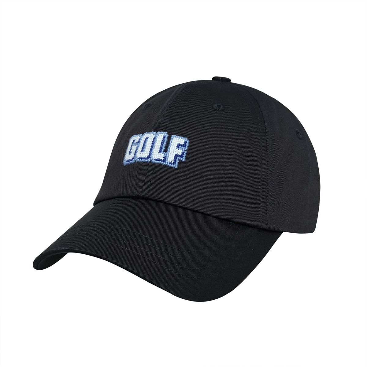 로롱(LOLONG) GOLF NEEDLEPOINT HAT (블랙)