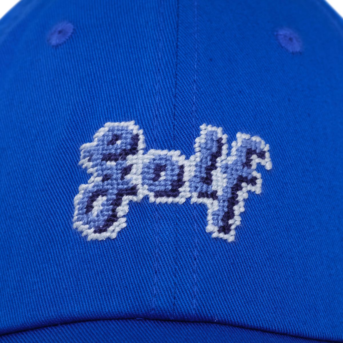로롱(LOLONG) Golf NEEDLEPOINT HAT (로얄)