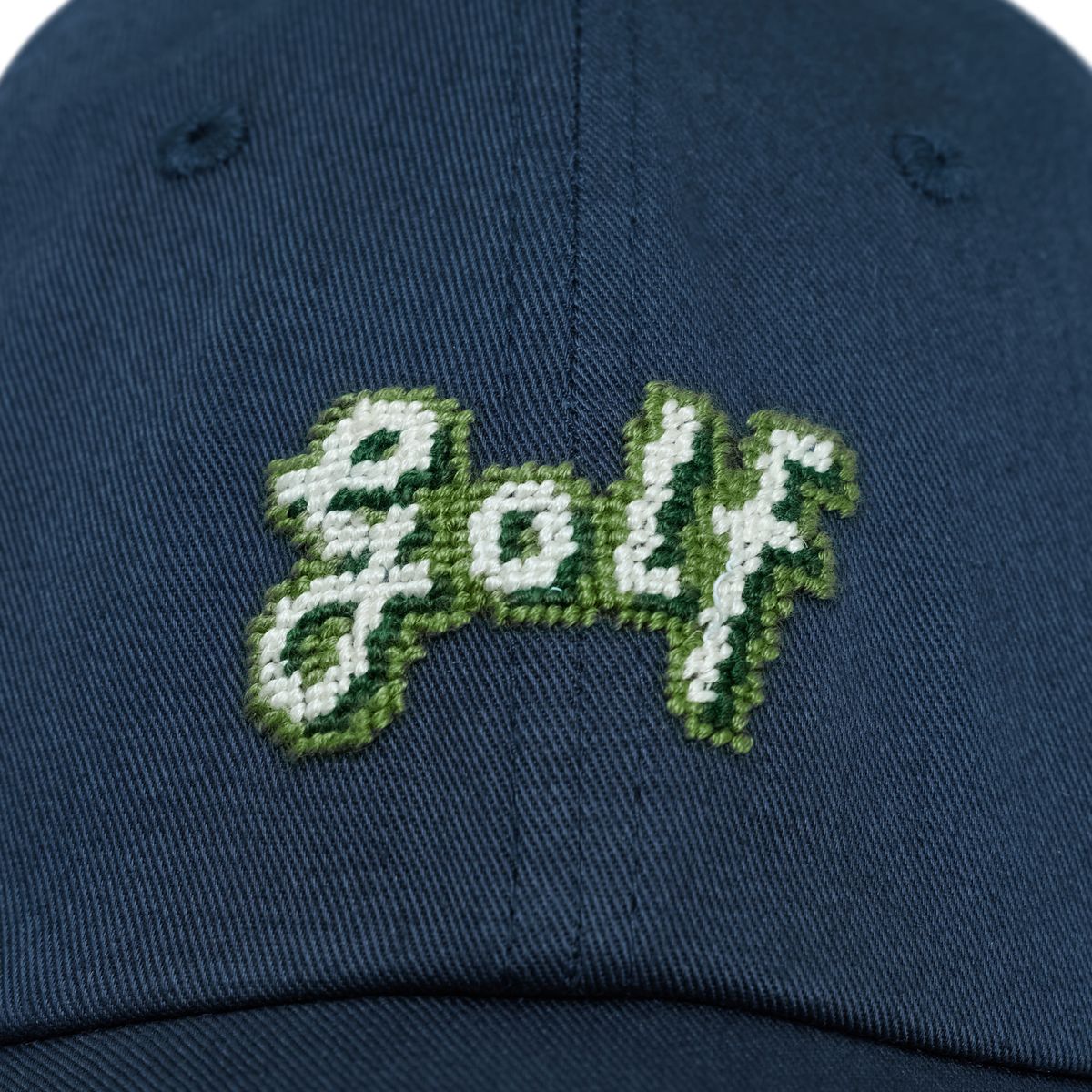 로롱(LOLONG) Golf NEEDLEPOINT HAT (네이비)