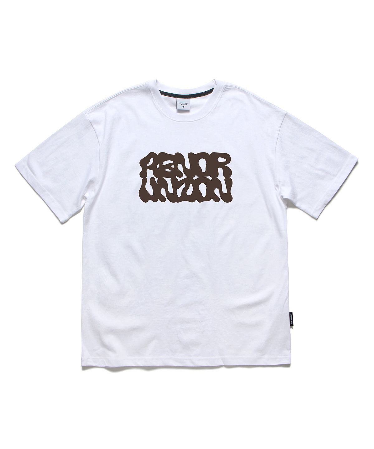 앱놀머씽(ABNORMALTHING) 유니언 오버핏 티셔츠 블랙 (UNION T-SHIRT BLACK)
