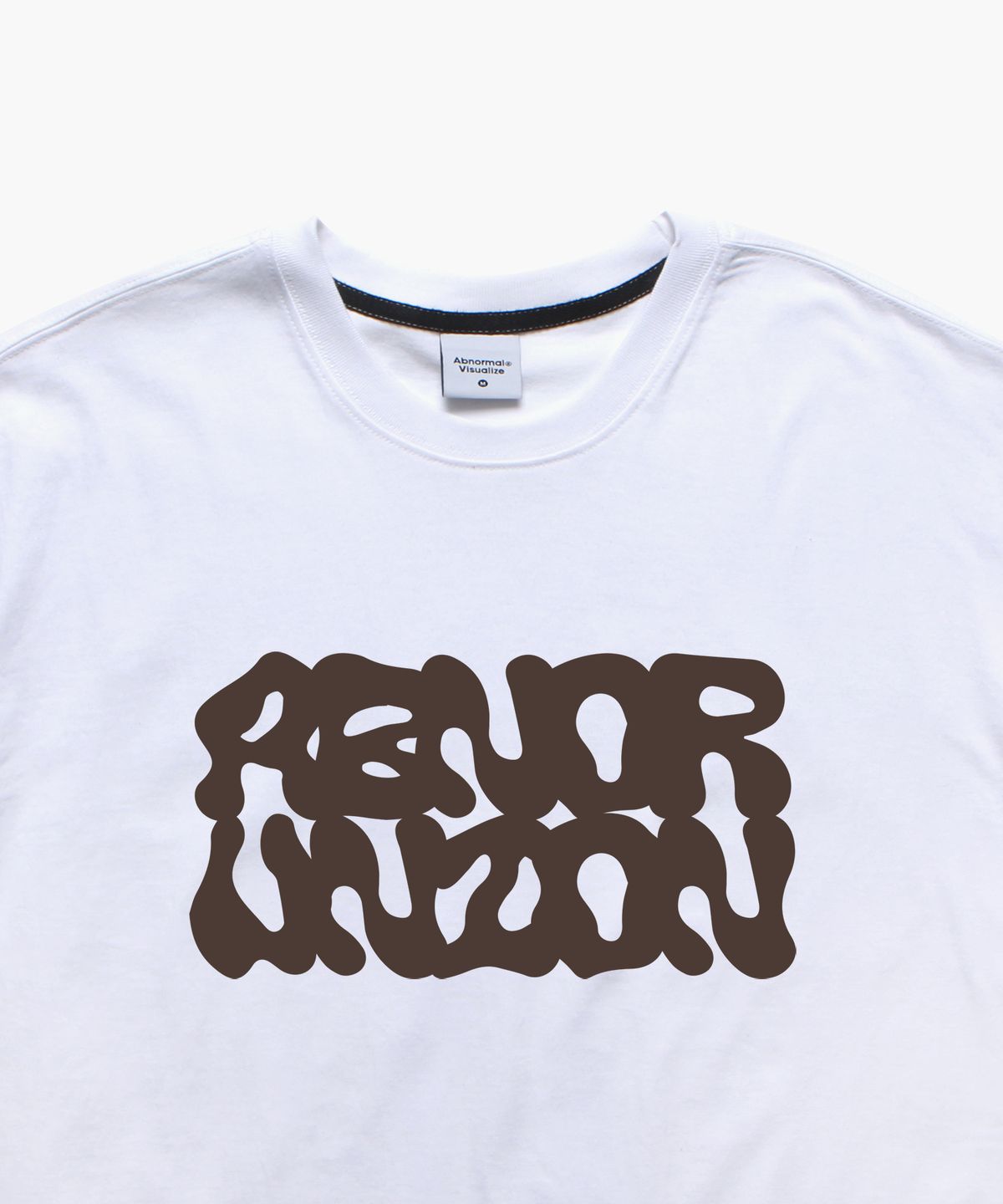 앱놀머씽(ABNORMALTHING) 유니언 오버핏 티셔츠 화이트 (UNION T-SHIRT WHITE)