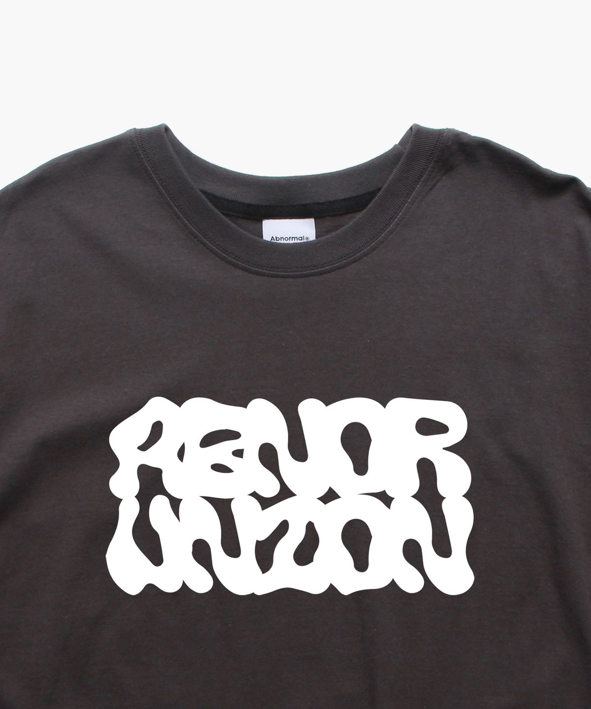 앱놀머씽(ABNORMALTHING) 유니언 오버핏 티셔츠 차콜 (UNION T-SHIRT CHARCOAL)