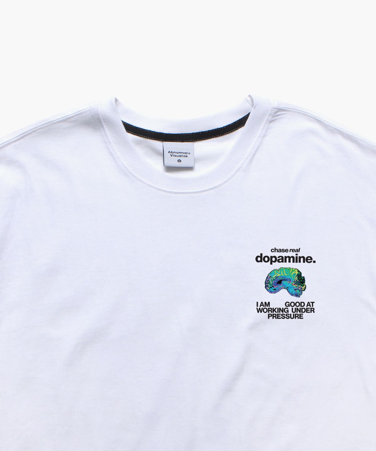 앱놀머씽(ABNORMALTHING) 도파민 오버핏 티셔츠 화이트 (DOPAMINE FRESH T-SHIRT WHITE)