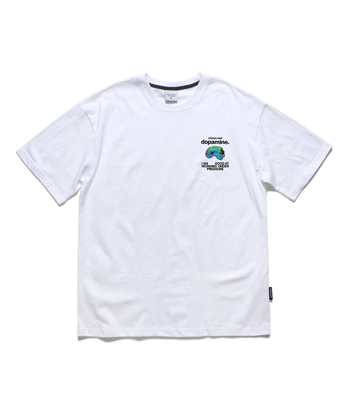 앱놀머씽(ABNORMALTHING) 도파민 오버핏 티셔츠 네이비 (DOPAMINE FRESH T-SHIRT NAVY)