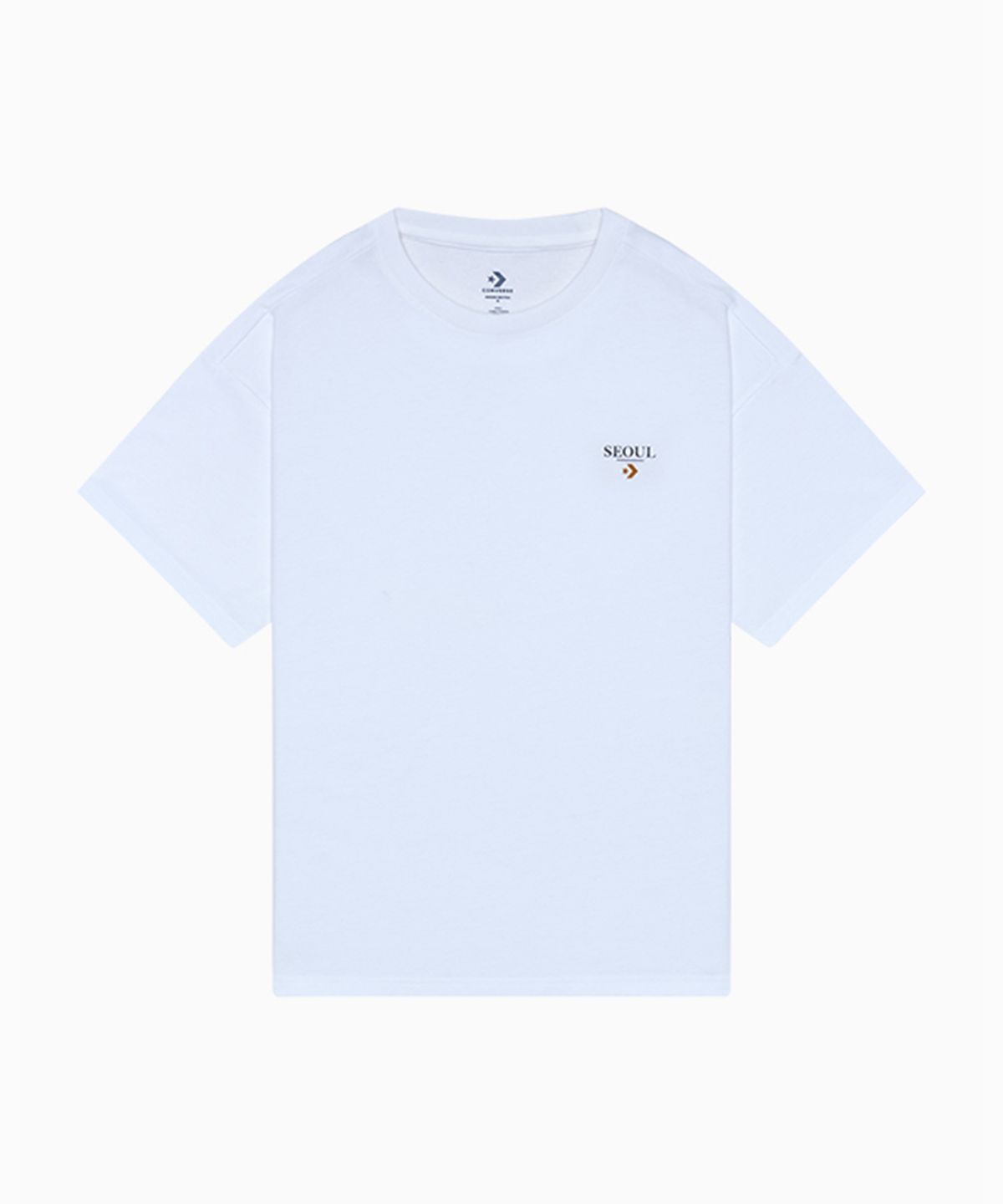컨버스(CONVERSE) 서울시티 그래픽 티셔츠 화이트 MCH647-001