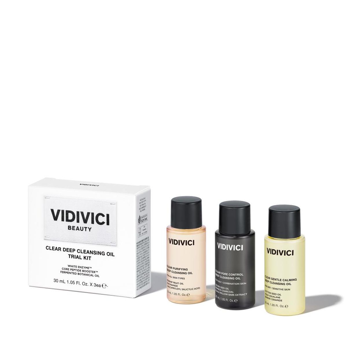 비디비치(VIDIVICI) 클리어 딥 클렌징 오일 트라이얼 트래블 키트 (30ml X 3종)