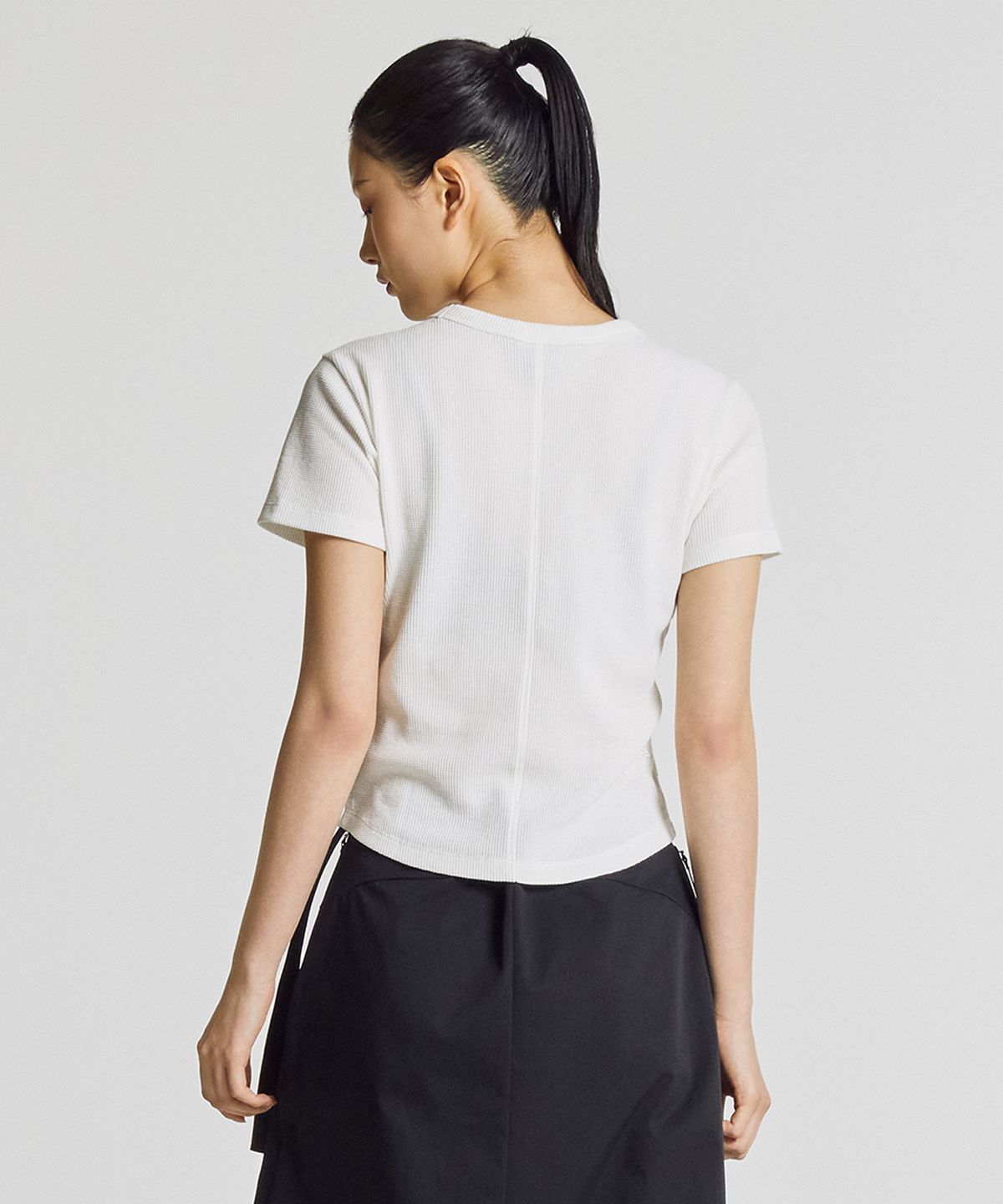 뉴발란스(NEW BALANCE) NBNEG2W552 / WOMEN 컴피프레쉬 와플 반팔티 (WHITE)