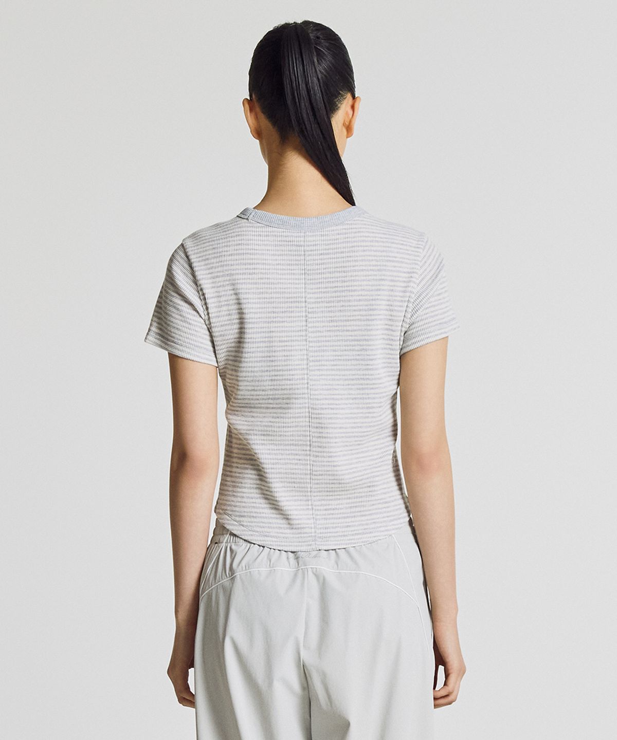 뉴발란스(NEW BALANCE) NBNEG3W552 / WOMEN 컴피프레쉬 와플 반팔티 (L/GRAY)