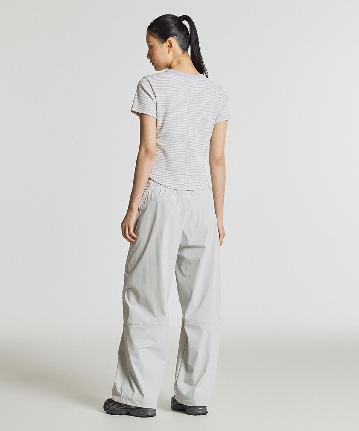 뉴발란스(NEW BALANCE) NBNEG3W552 / WOMEN 컴피프레쉬 와플 반팔티 (L/GRAY)