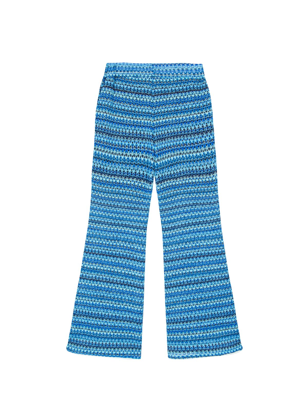 샐러드바구니(SALAD BAGUNI) Lace jacquard pants - blue