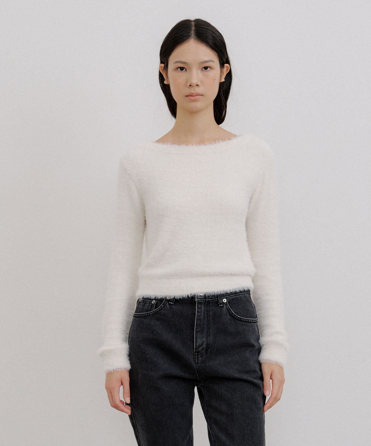 오떼뜨(OCTETTE) SOFT BOAT NECK KNIT_4COLOR