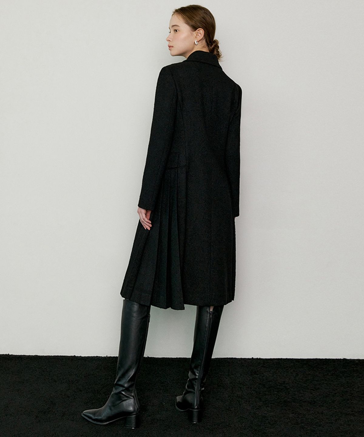 오떼뜨(OCTETTE) WOOL RIBBON BUTTON COAT_3COLOR
