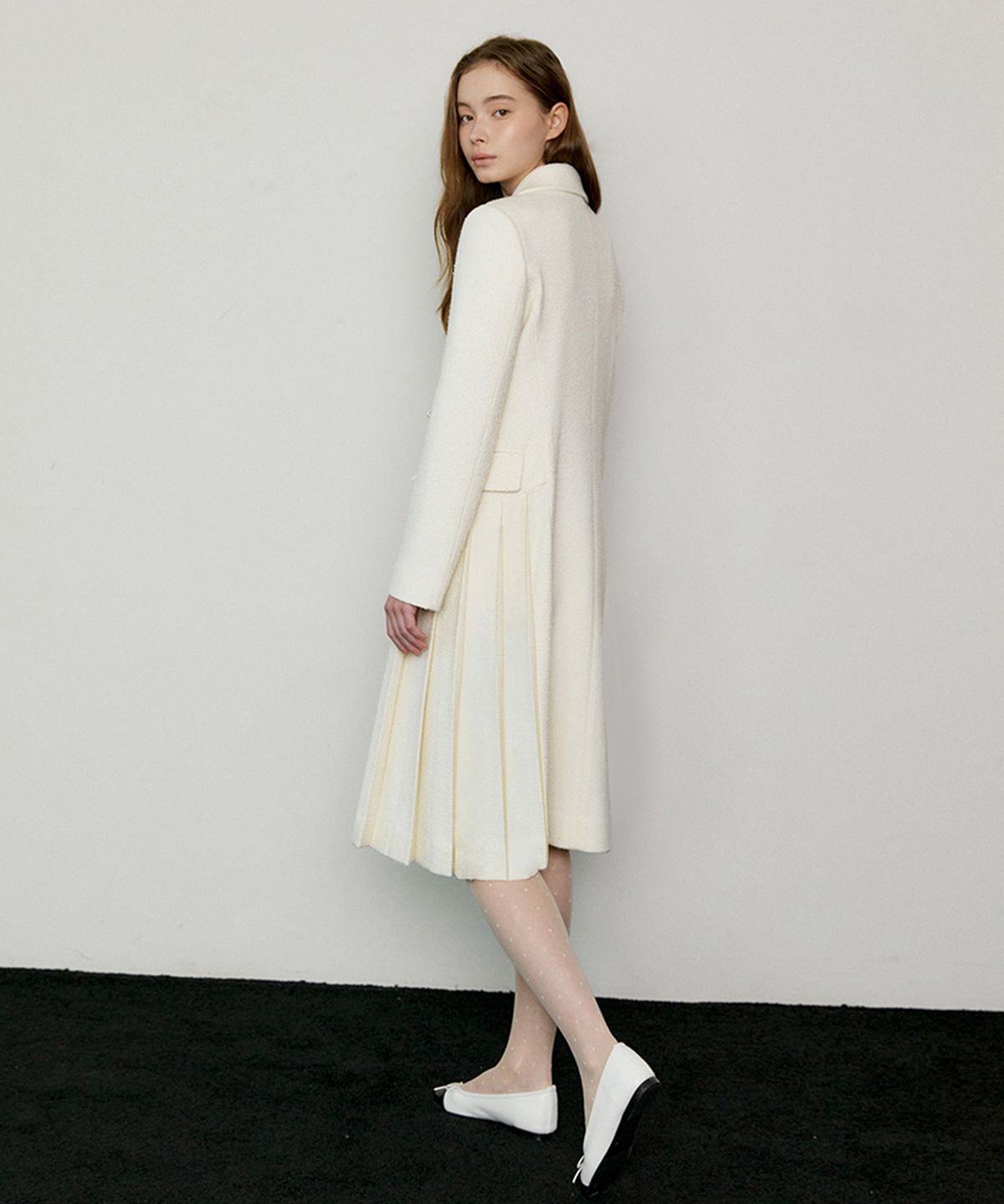오떼뜨(OCTETTE) WOOL RIBBON BUTTON COAT_3COLOR