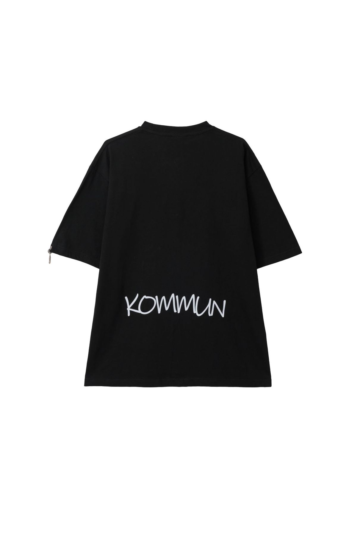 커뮨더웨어(KOMMUNTHEWEAR) 커뮨 오프너 링 반팔티셔츠 블랙