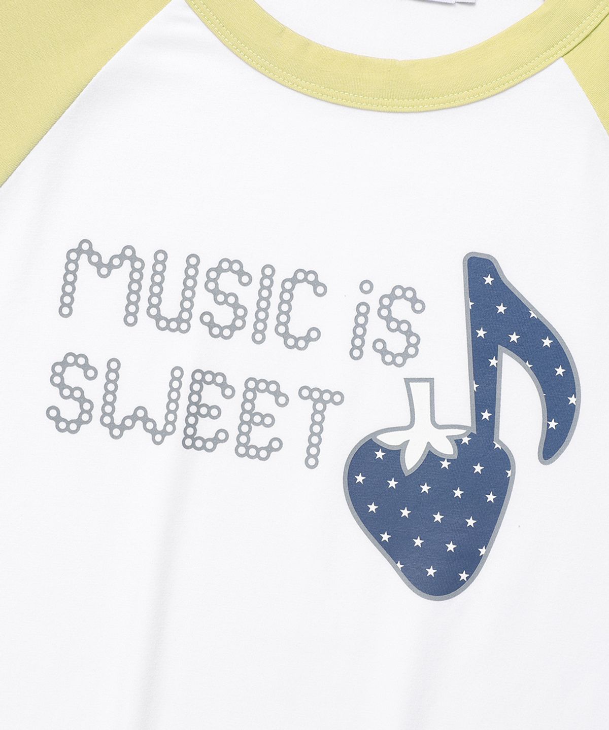 카비시(CAVISH) W STRAWBERRY RAGLAN SS TEE WHITE(CV2FMFT545A)