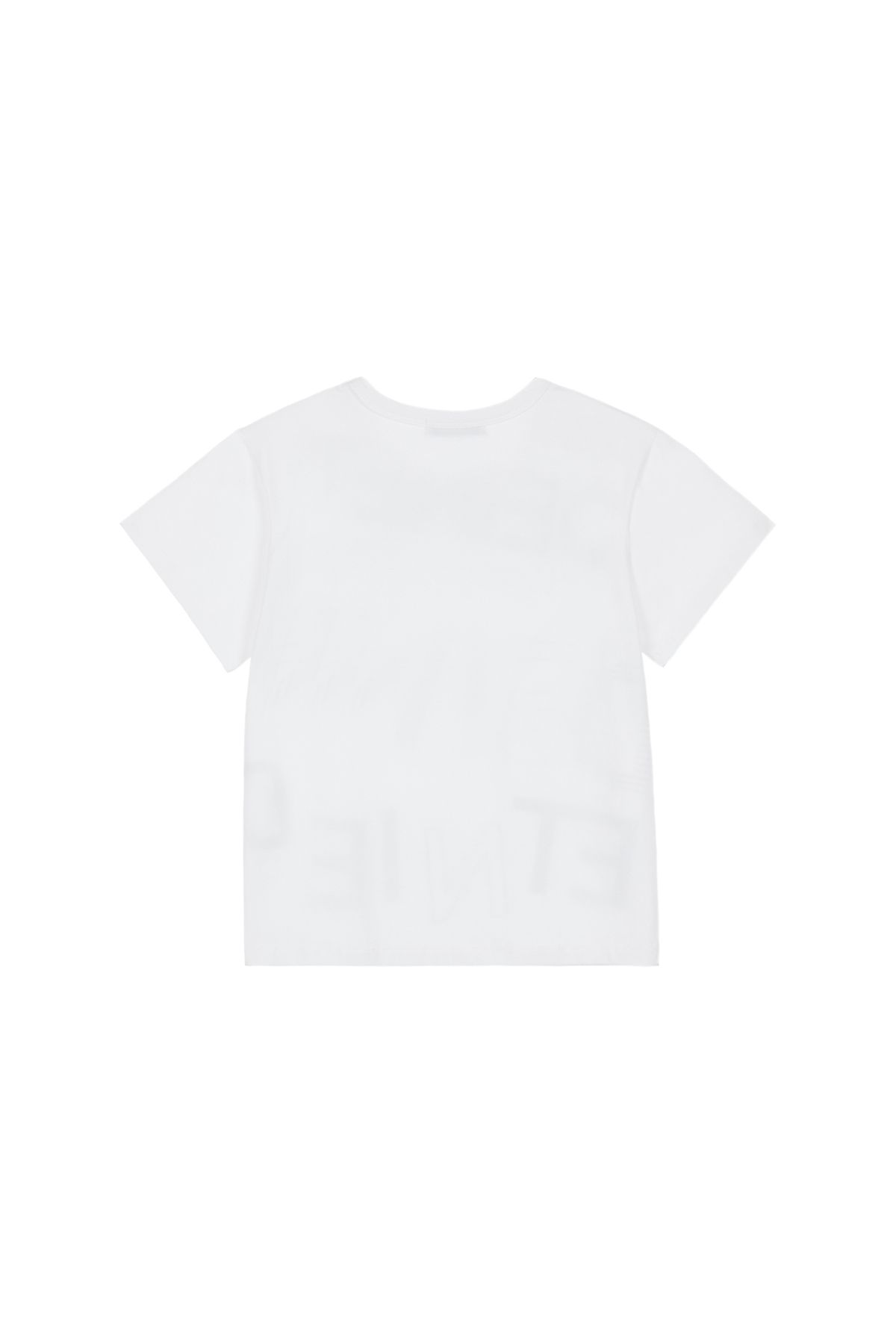 다이닛(DEINET) DEINET MIXED LOGO T-SHIRTS IN WHITE