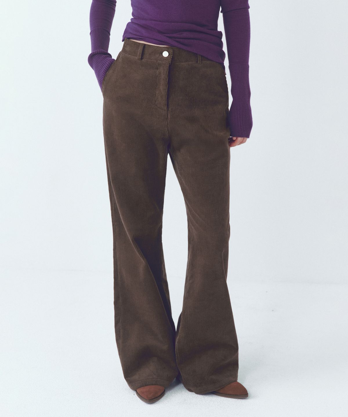 씨타(CITTA) Classic Loose Fit Corduroy Boot-cut Pants_CTB533(5color)