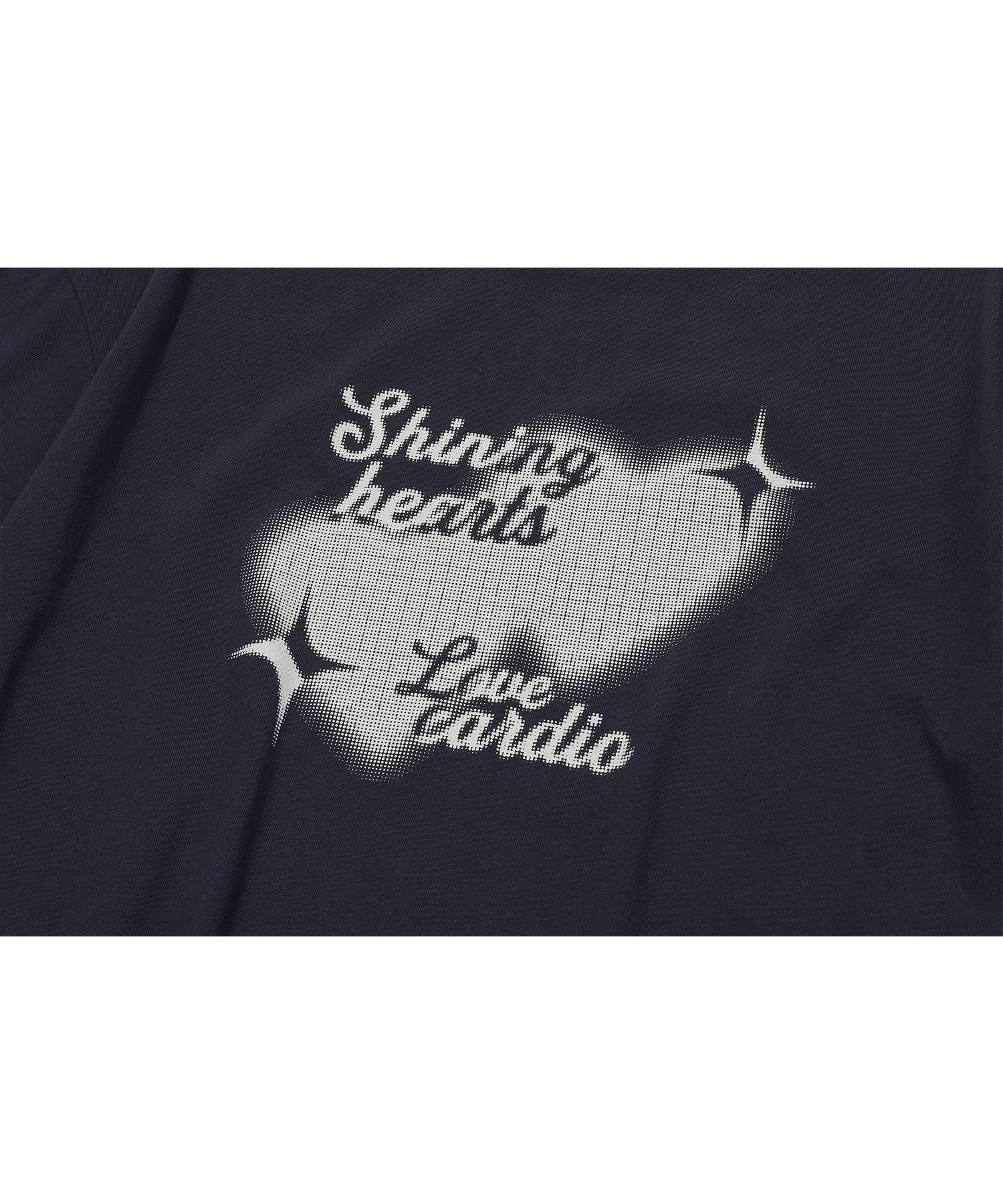 【CPGN STUDIO】25SS★ Heart Shine Short Sleeve Tee MUSINSA | CPGN STUDIO Heart Shine Short Sleeve T-shirt Navy