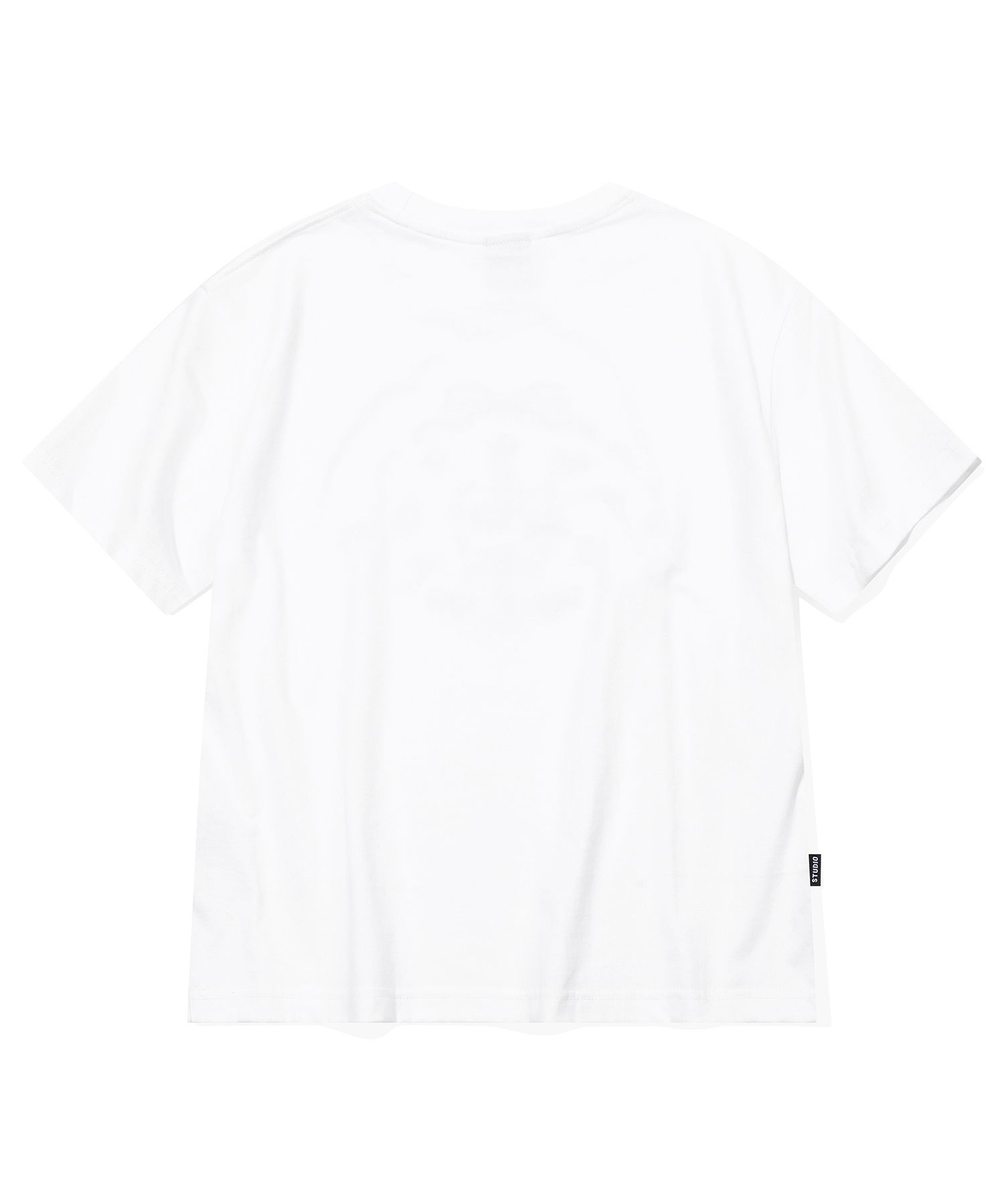 MUSINSA | CPGN STUDIO Circle Kitty Embroidered Crop Short