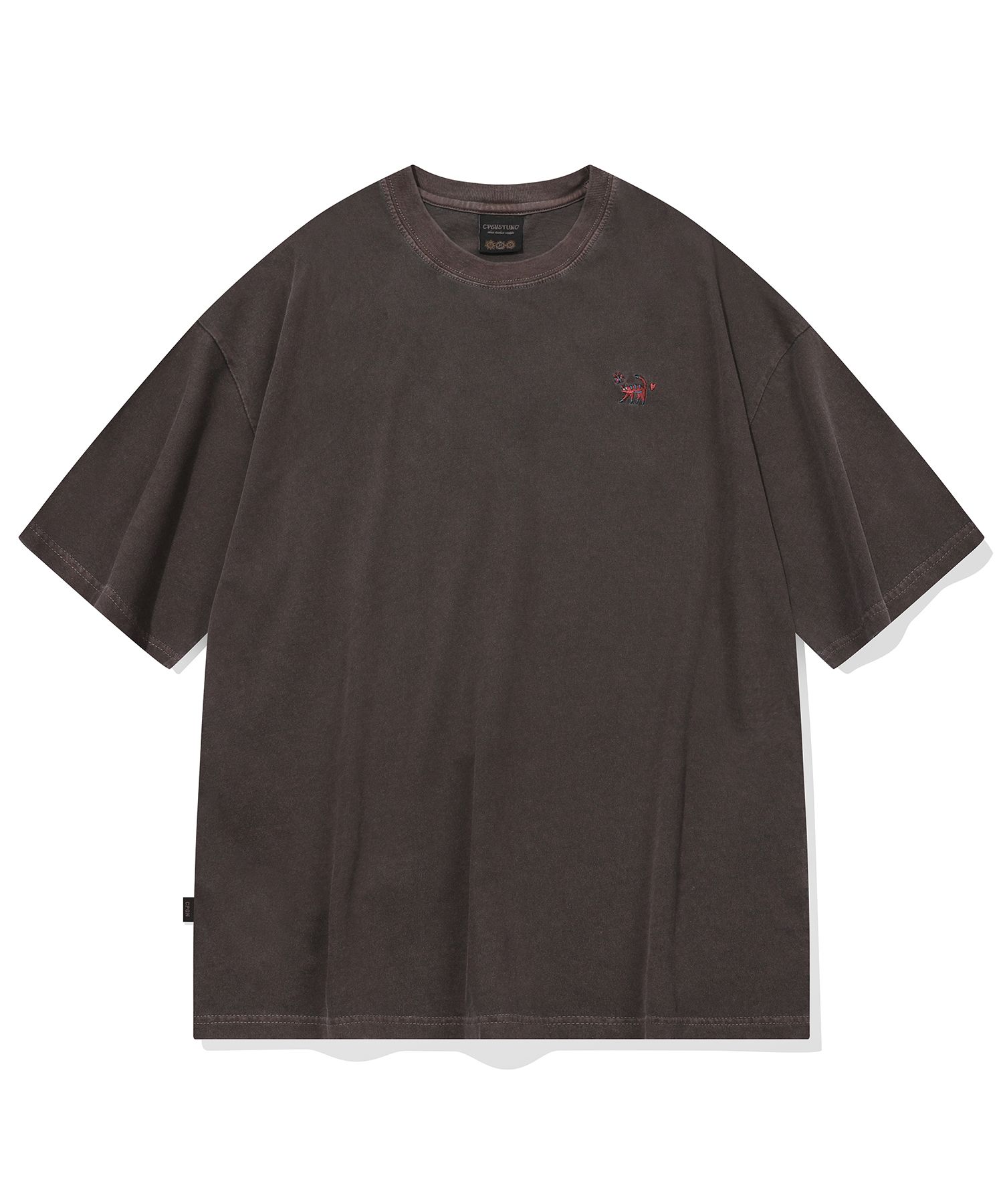 MUSINSA | CPGN STUDIO Cat Stitch Pigment Short Sleeve T