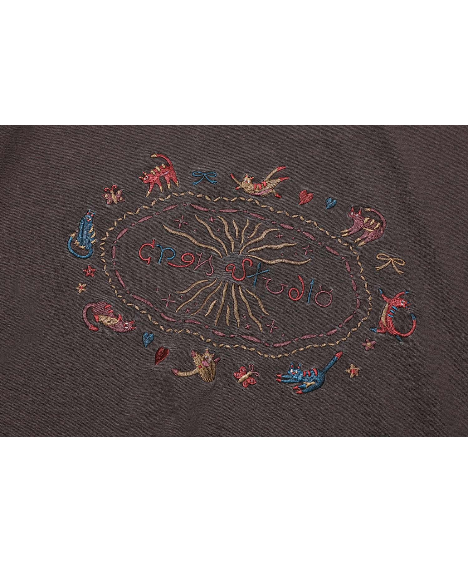 [CPGN STUDIO]★25SS★KITTEN PATCH PIGMENT SHORT SLEEVE TEE MUSINSA | CPGN STUDIO Kitten Patch Pigment Short Sleeve T