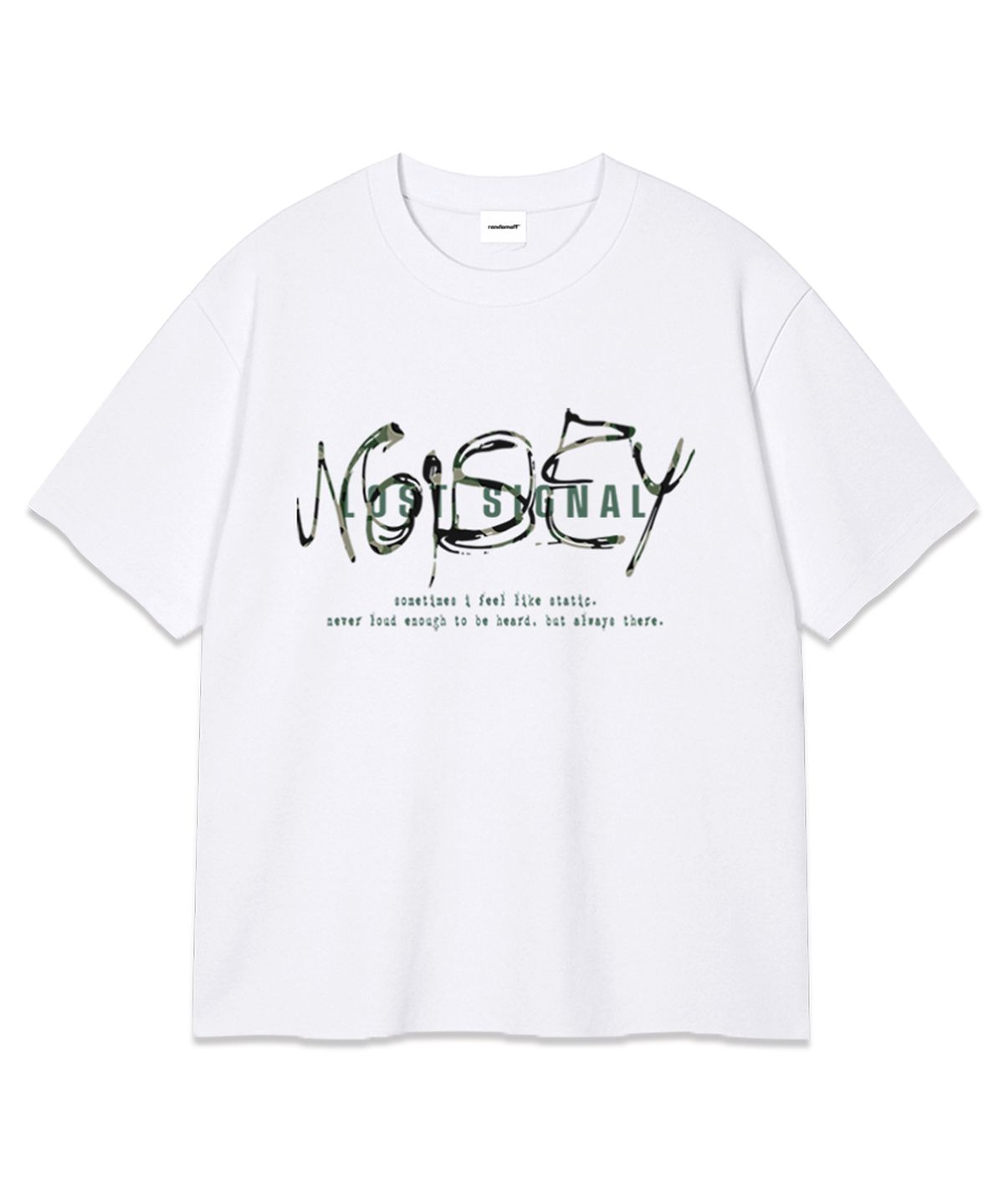 랜덤오프(RANDOMOFF) SIGNAL CAMO OVER FIT T-SHIRT (3color)