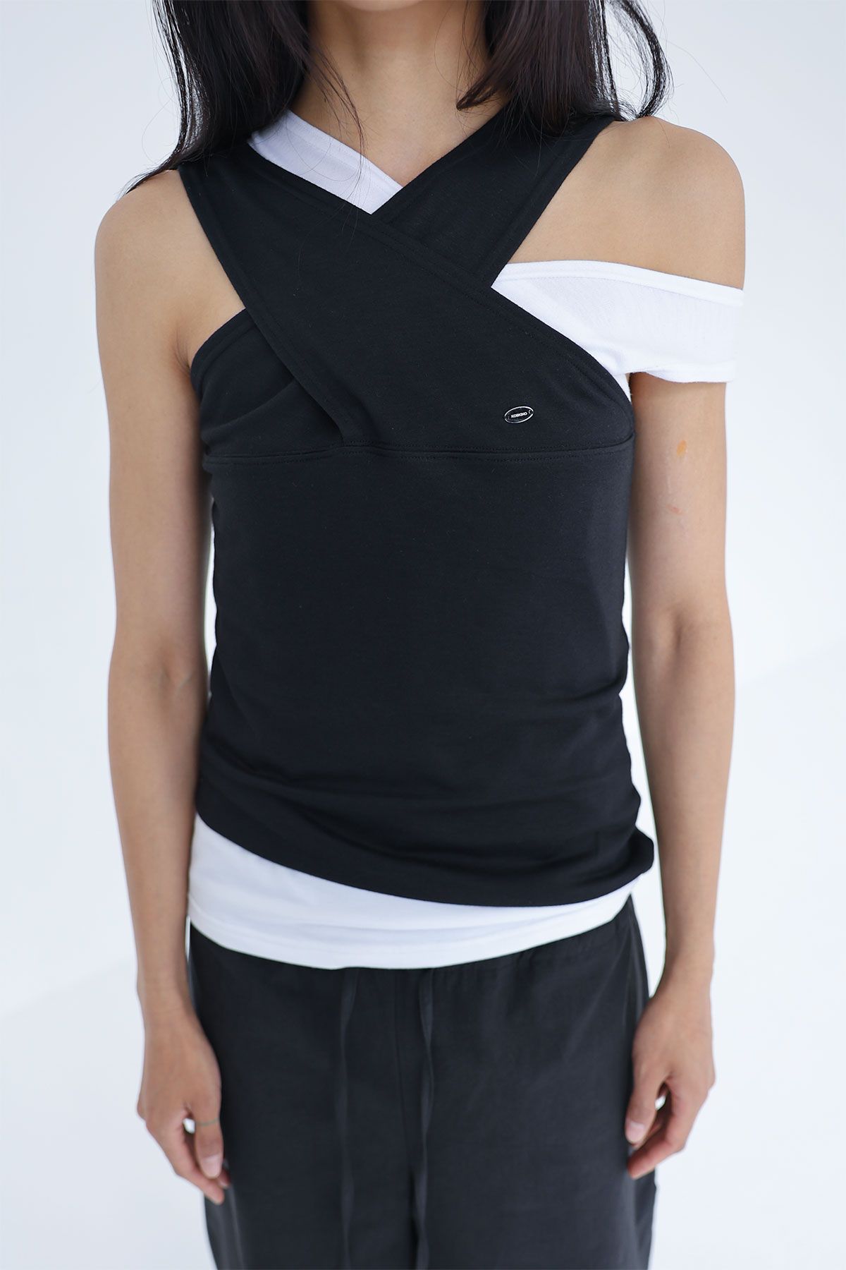 콥키노(KOBKINO) CROSS STRAP SOFT TOP (BLACK)