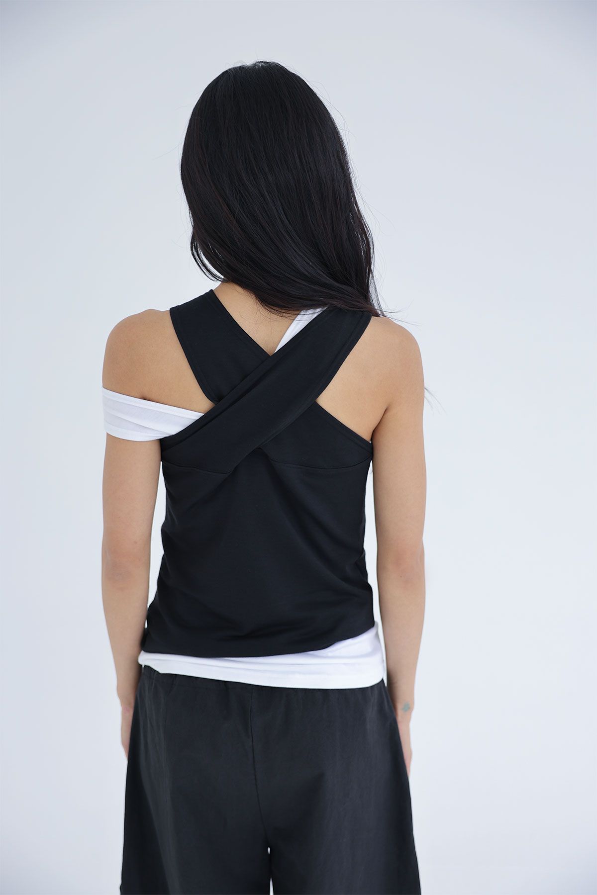 콥키노(KOBKINO) CROSS STRAP SOFT TOP (BLACK)