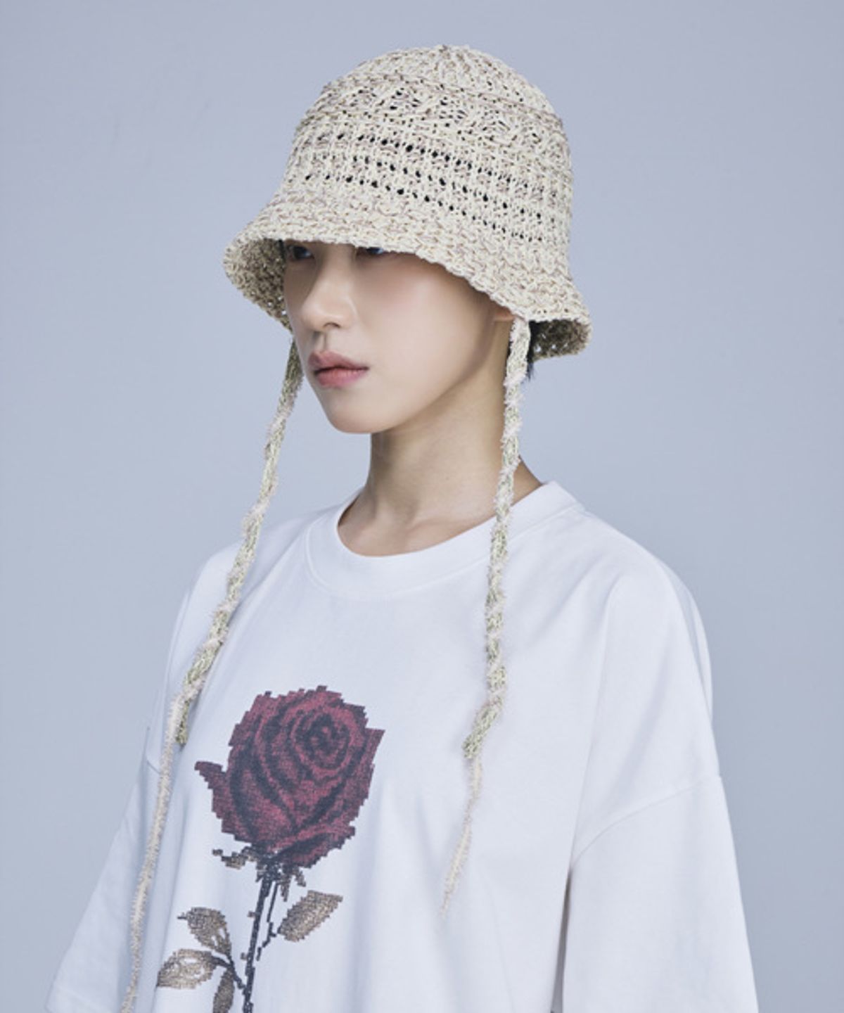 그레이티스트(THE GREATEST) String Bucket Beige