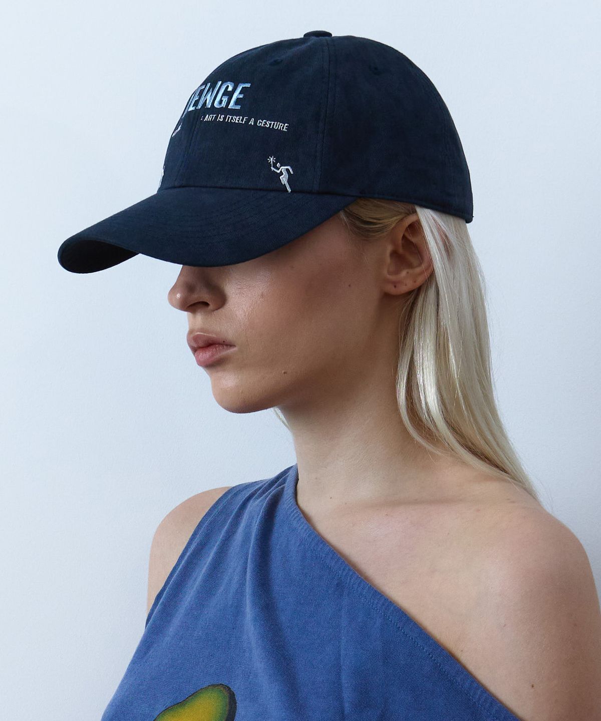 뉴제(NEWGE) New-Gesture Ball Cap (NAVY)