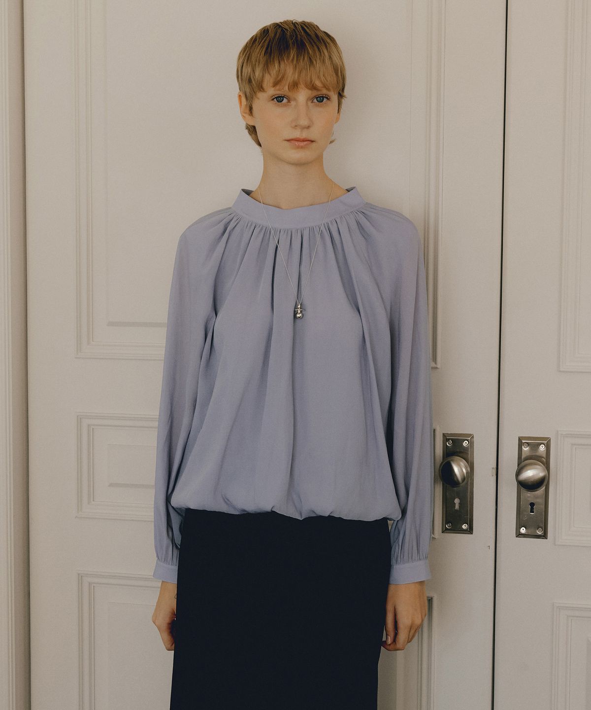 오떼뜨(OCTETTE) DALCOME VOLUME BLOUSE_2COLOR