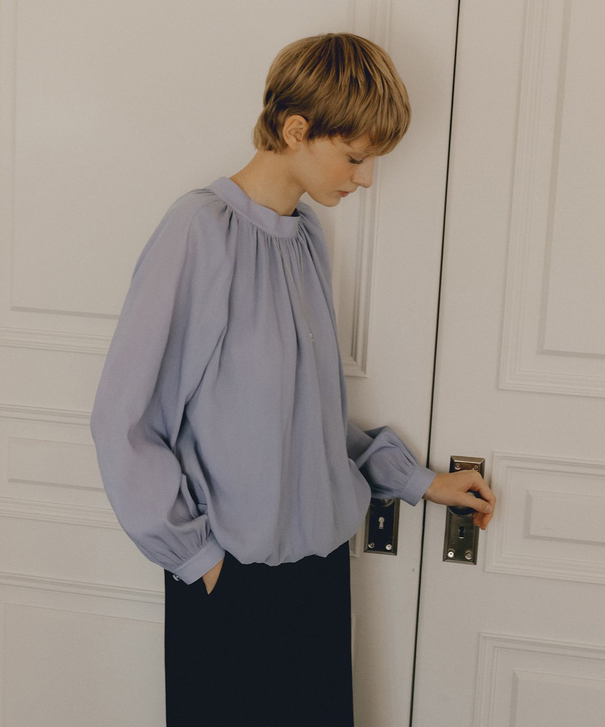 오떼뜨(OCTETTE) DALCOME VOLUME BLOUSE_2COLOR