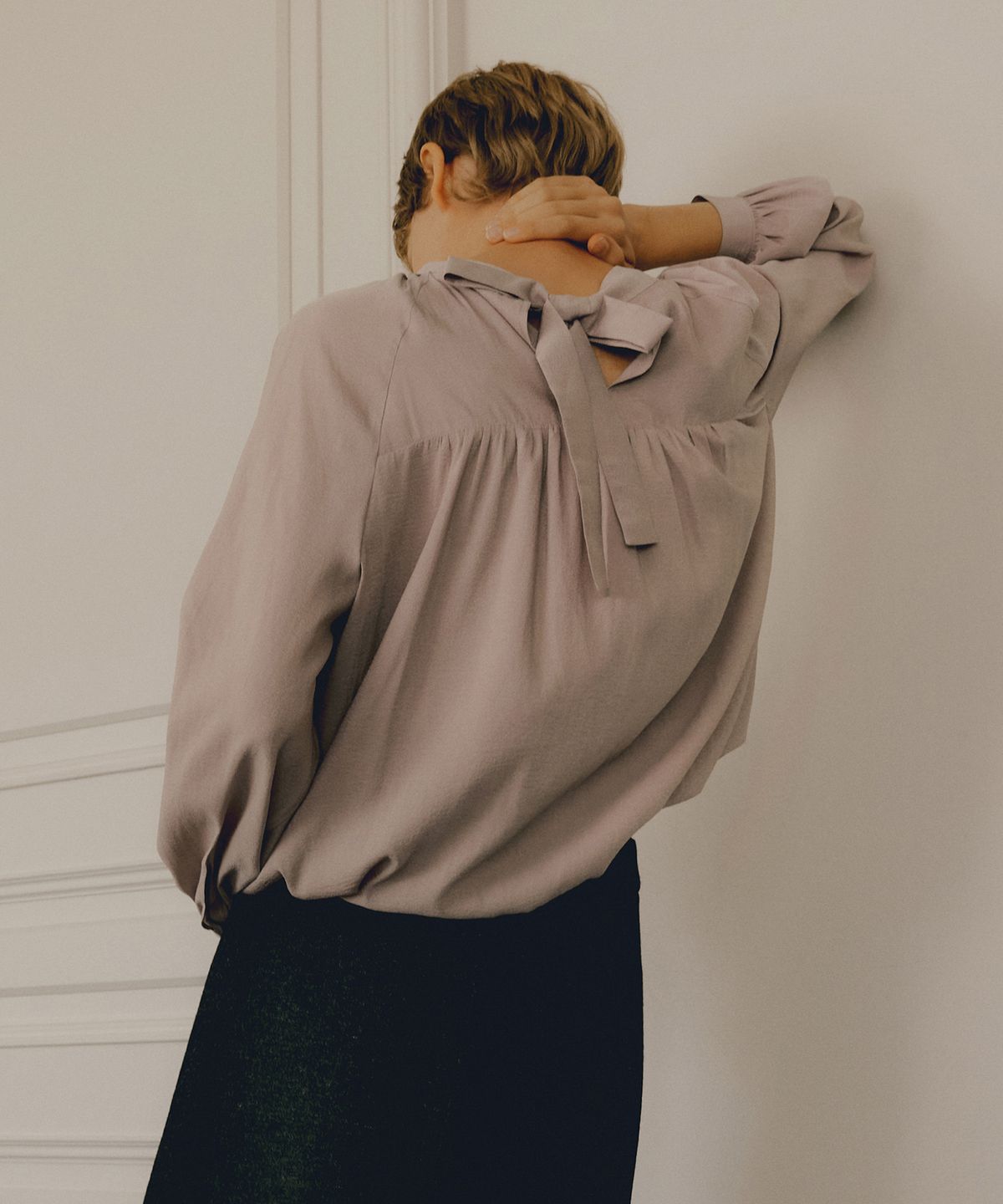 오떼뜨(OCTETTE) DALCOME VOLUME BLOUSE_2COLOR