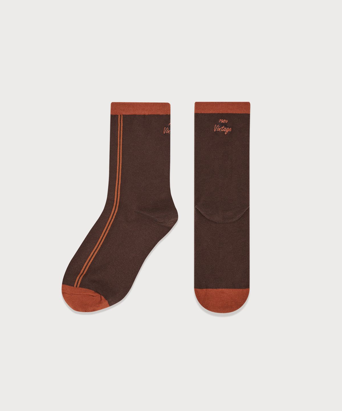 스튜디오 싹스탑(STUDIO SOCKSTOP) [3PACK]1989 빈티지 파우치 세트 브라운