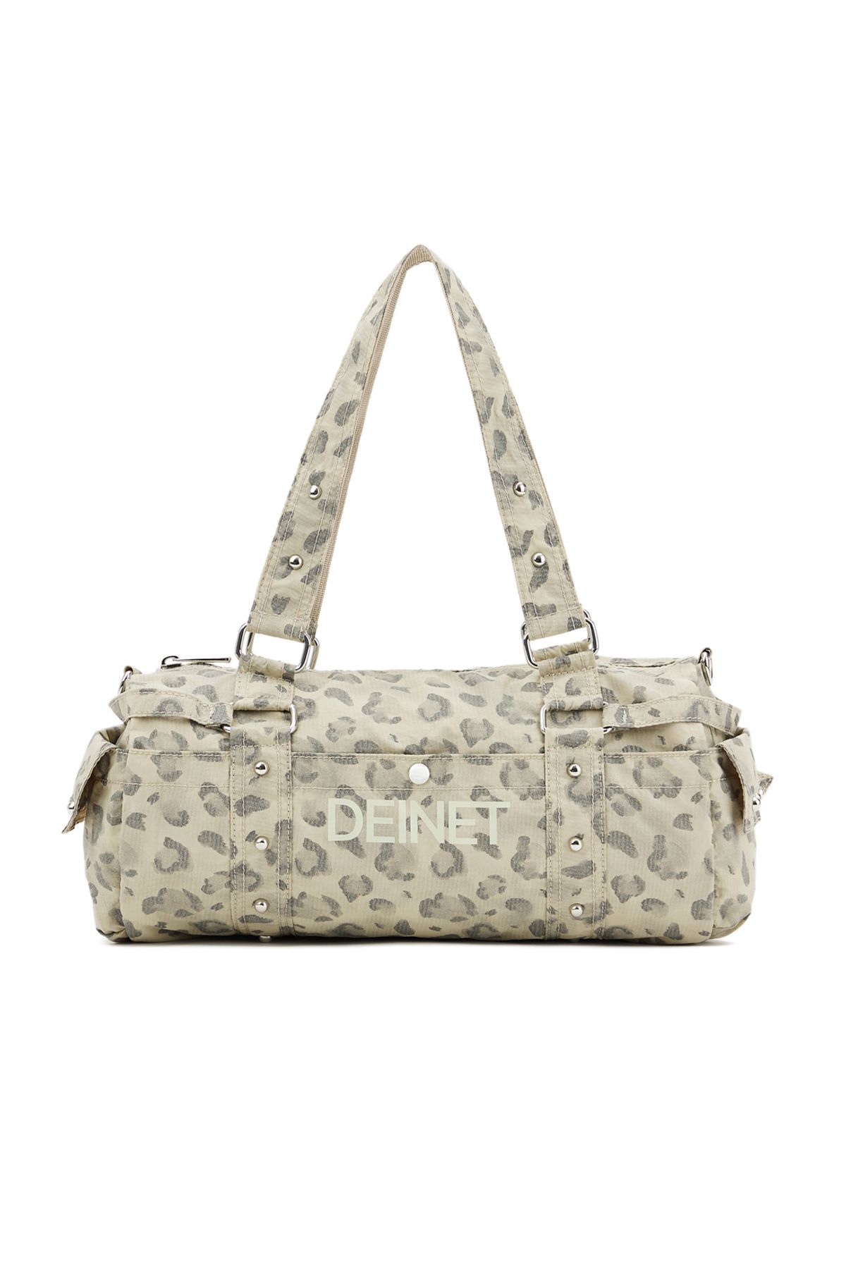 다이닛(DEINET) LOGO DUFFLE MINI BAG IN LEOPARD